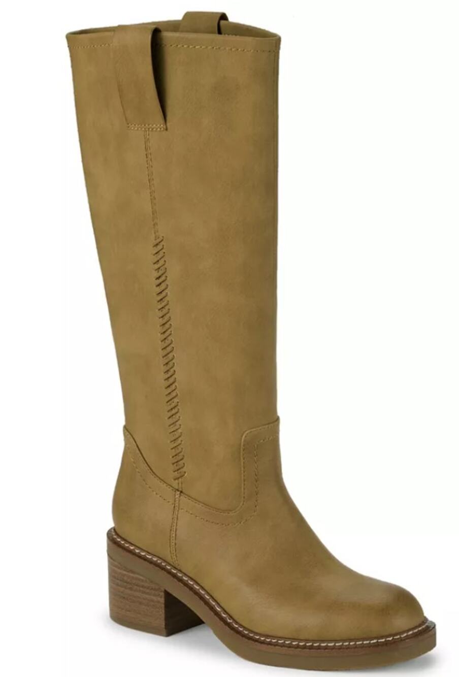 Baretraps Selkie Boots Womens Size 8.5 Brown Whiskey Western Mid Calf Block Heel